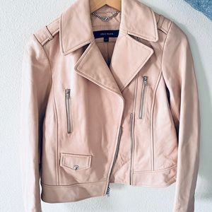 Leather rose jacket Cole Haan S